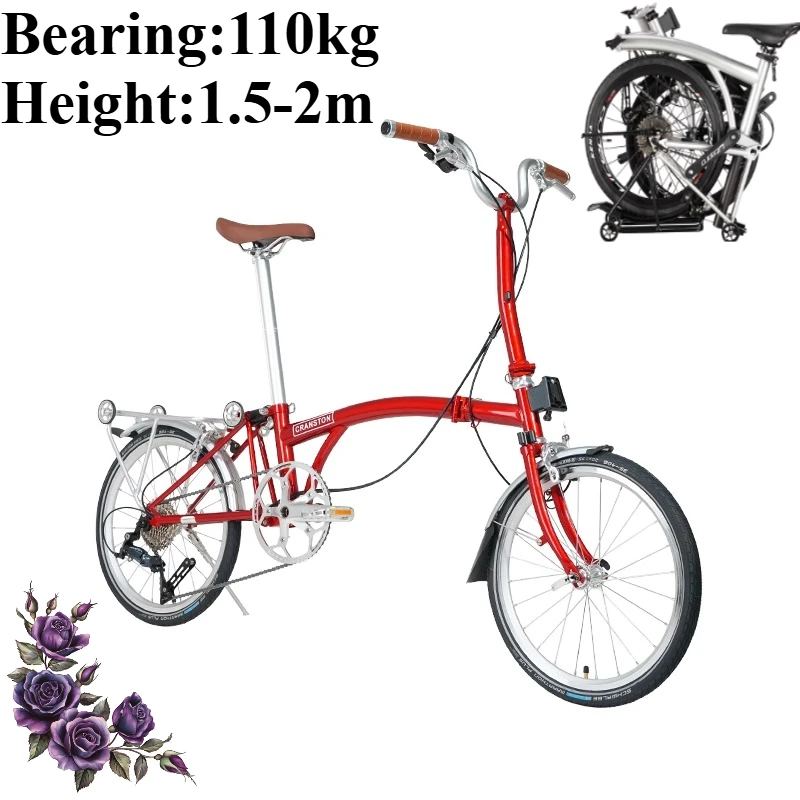 

110kg Load-bearing 20Inch Lightweight Three-fold Bicycle Bike Cycling