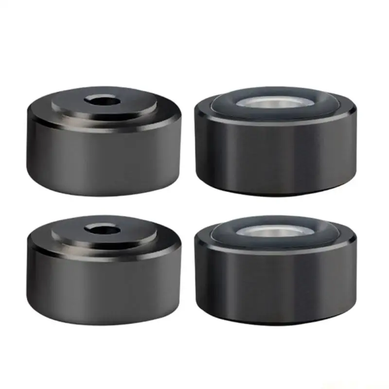 M5TD 4Pcs Precisions Machined Aluminum Alloy Speaker Vibration Damping Feet for Enhances Sound Quality and Clear Sound Output