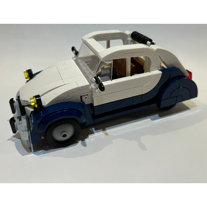 

MOC-Building block car model 298 parts City car speed 2CV Toy boy Adult Christmas gift Creative construction collection