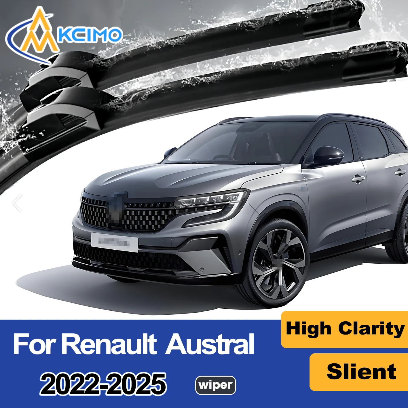 

2PCS New Front Wiper Blade for Renault Austral HHN 2022-2025 Renault Espace (LWB) Front Windshield Auto Wipers Blade Accessories