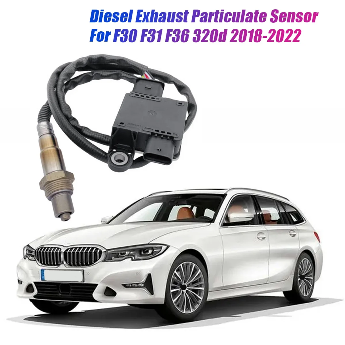 #175G Diesel Exhaust Particulate Sensor 0281007690 8582023-03 (plastic+metal)