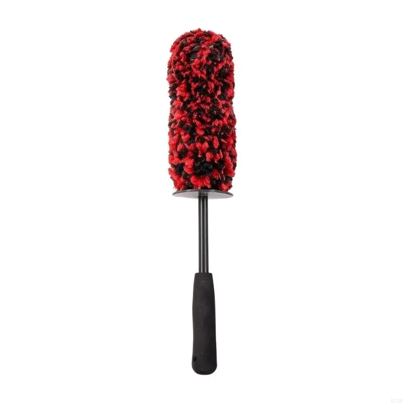 M76E Soft Fiber Wheel Brush Extended Access for Deep Wheel Sections & Spoke Cleaning