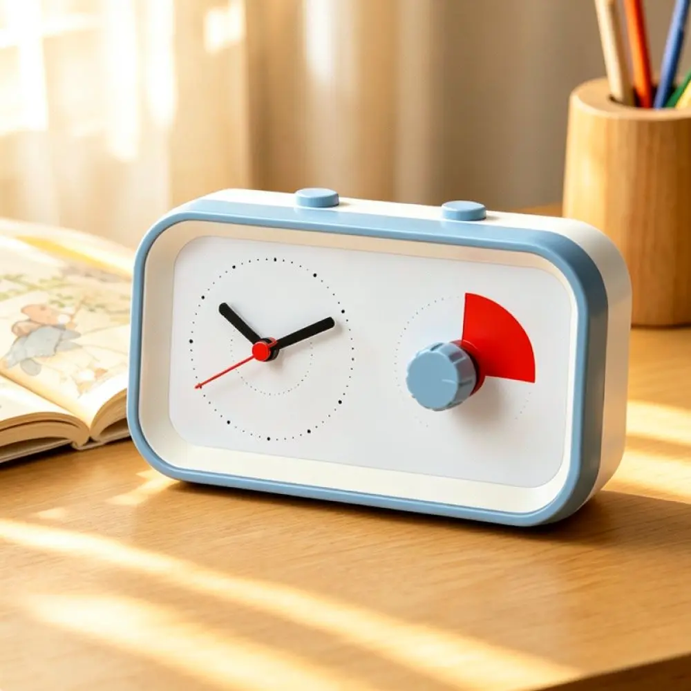 Silent Countdown Timer Dual Screen Clock Alarm For Students Kids Time Management Desktop Study Planner Tool