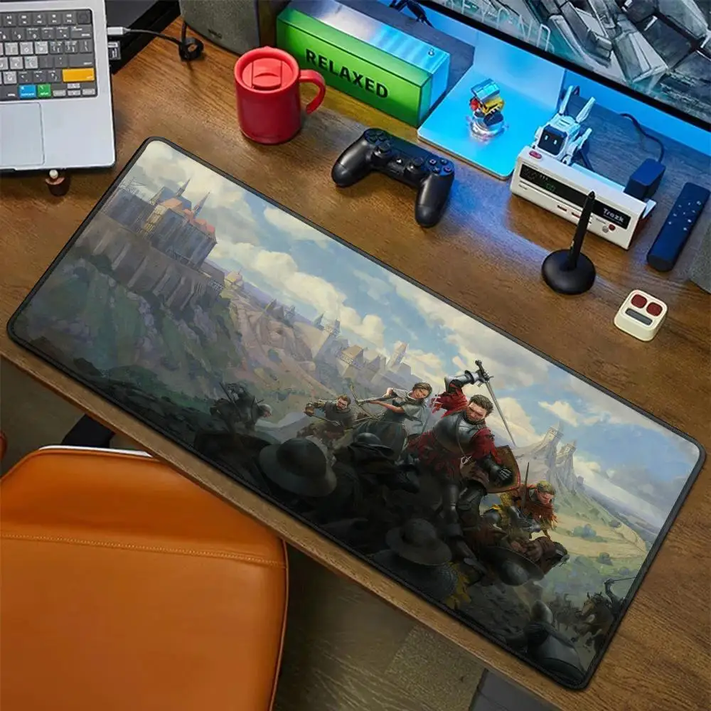 Kingdom Come Deliverance 2 Mouse Pad Rubber Mat Laptop Xxl Mousepad Notebook Gamer Computer Table Gaming Accessories