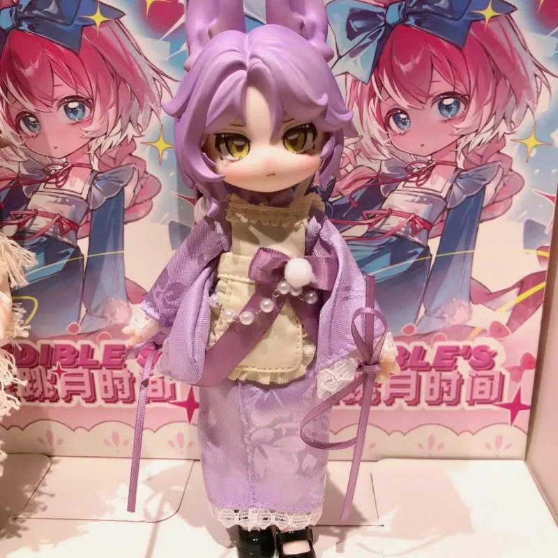 

[Предпродажа] Неэкудливая кукла - Moon Jump Time Rabbit, 12 предметов, BJD, слепая коробка, поставляемая аниме-фигурка, подарок для девочек, скрытый шанс