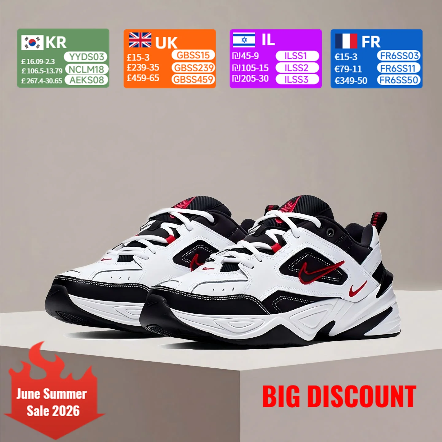 Zapatos Nike M2K TEKNO Retro antideslizantes, duraderos, versátiles y acolchados, zapatos deportivos para papá, AV4789-104