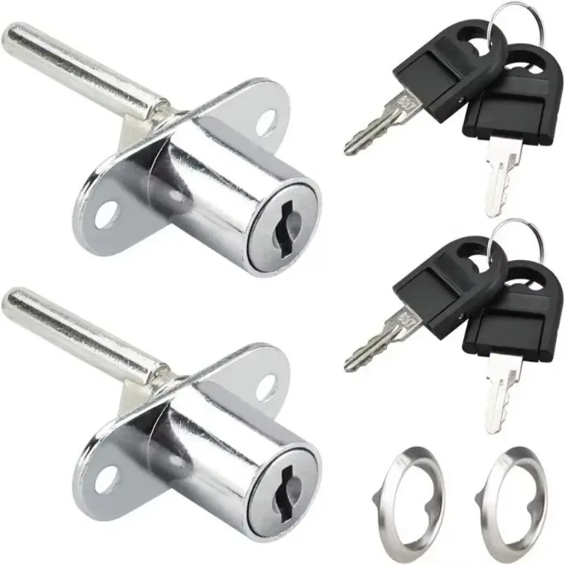 16/19mm Cylinder Locks Cabinet Mailbox Lock Furniture Desk Drawer Cupboard Box Lock With 2 Keys For Furniture Hardware