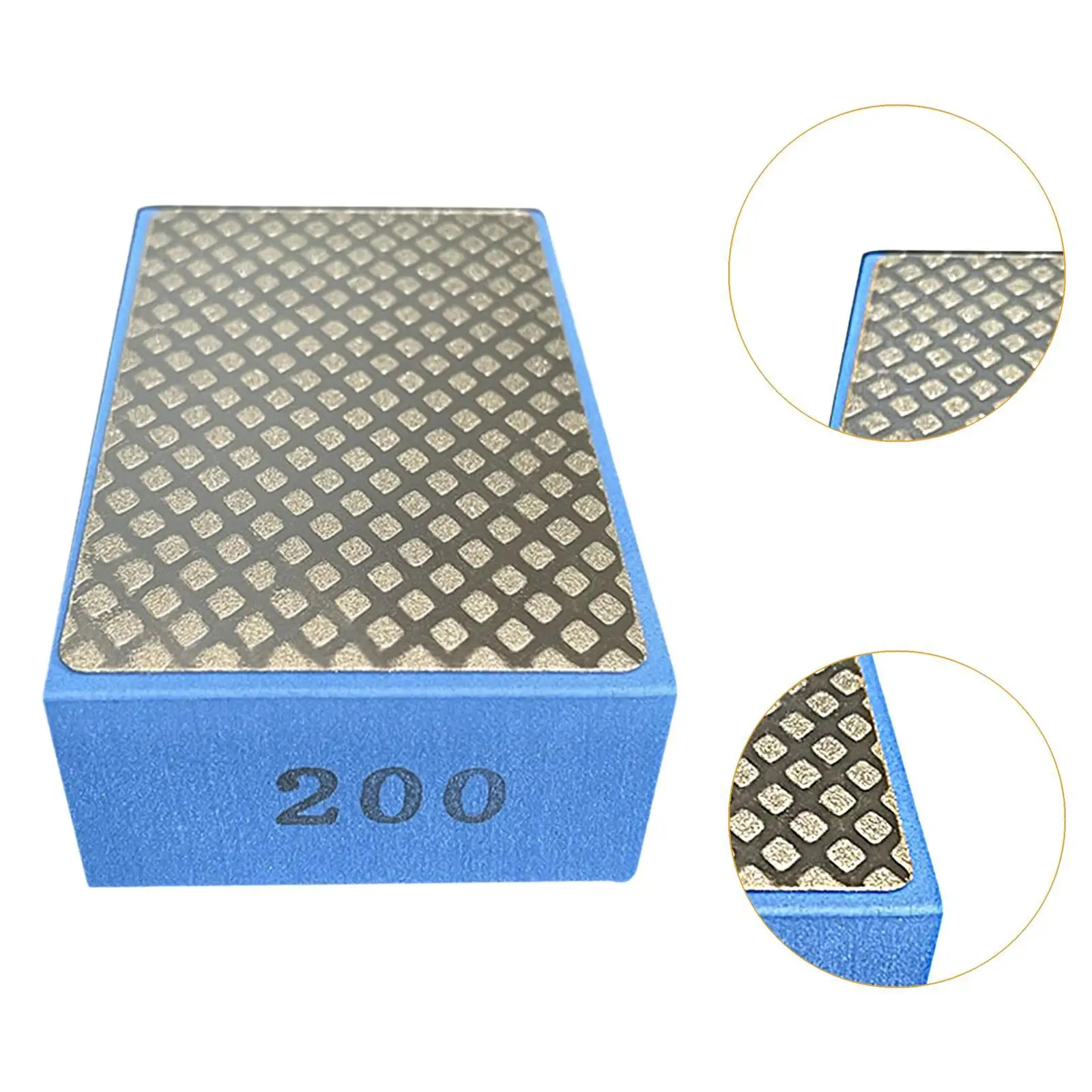 

6x Hand Polishing Pads Practical Sturdy 60 100 200 400 600 1000 Grinding Tool Professional for Metal Tile Stone Marble Glass