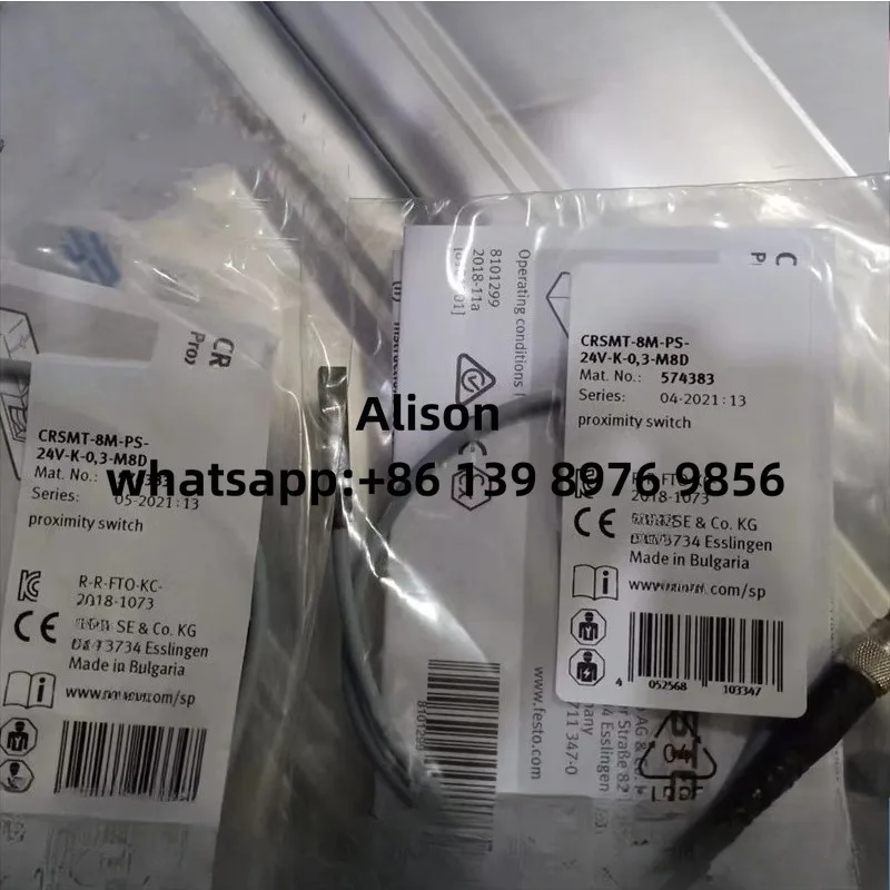 ORIGINAL proximity switch CRSMT-8M-PS-24V-K-0.3-M12-EX2 574382 CRSMT-8M-PS-24V-K-0.3-M8D-EX2 574383