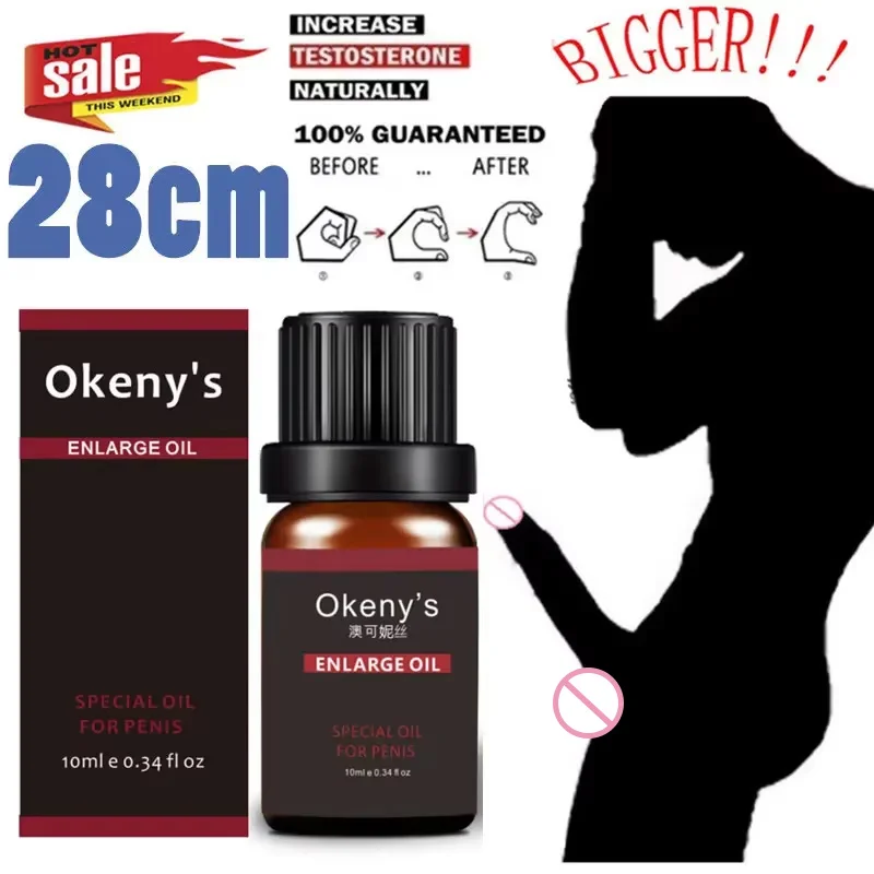 Penisvergrößerungsöl, Steigerung des Wachstums, stärkeres Gel, Sex-Verzögerungscreme, Gleitmittel für Männer, Erhöhung des großen Schwanzwachstums, Verdickung, 10 ml