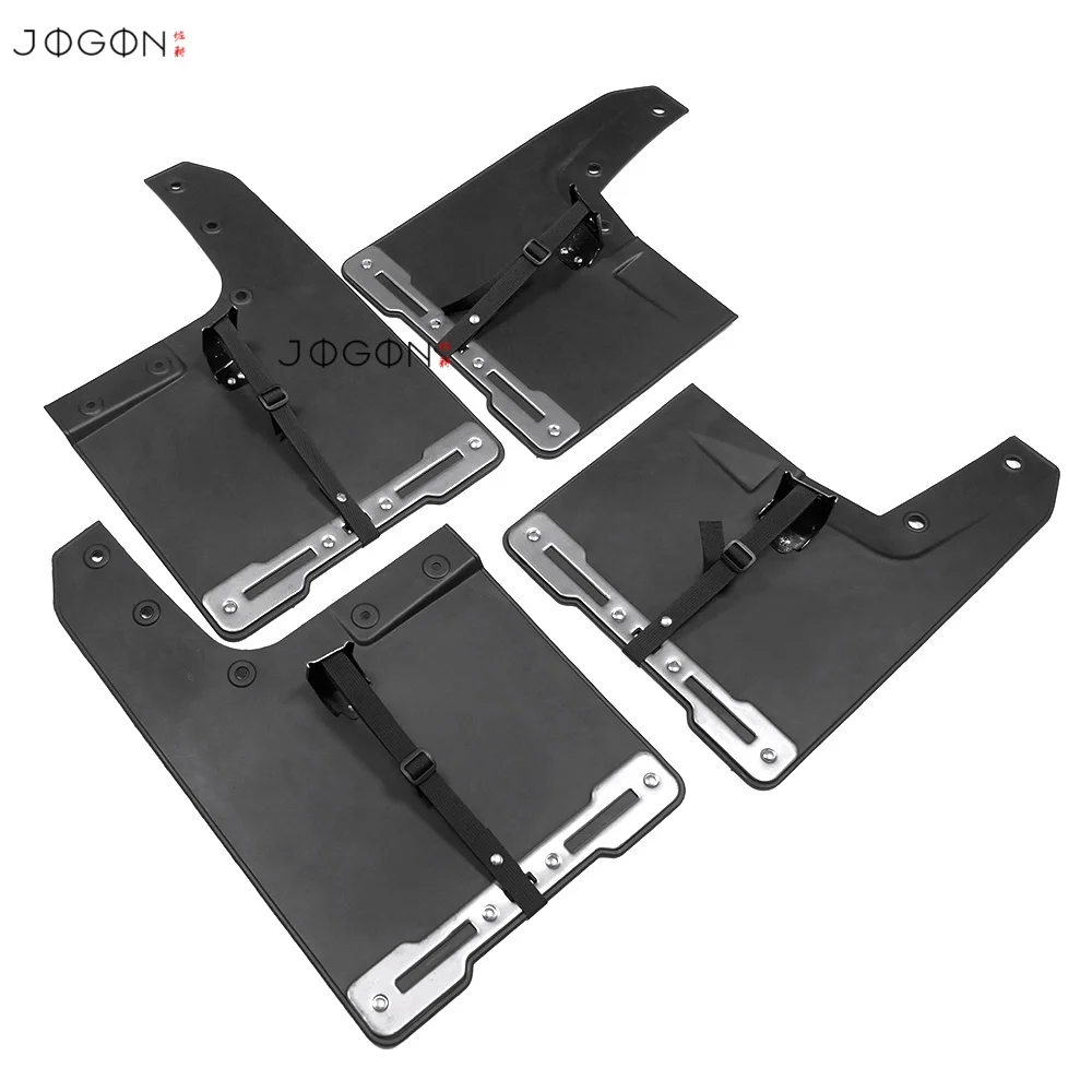 4 قطعة ABS البلاستيك الجانب واقيات الطين غطاء الديكور الواقي لفورد رينجر 2024 2025 حتى الملحقات الخارجية مجموعات الجسم