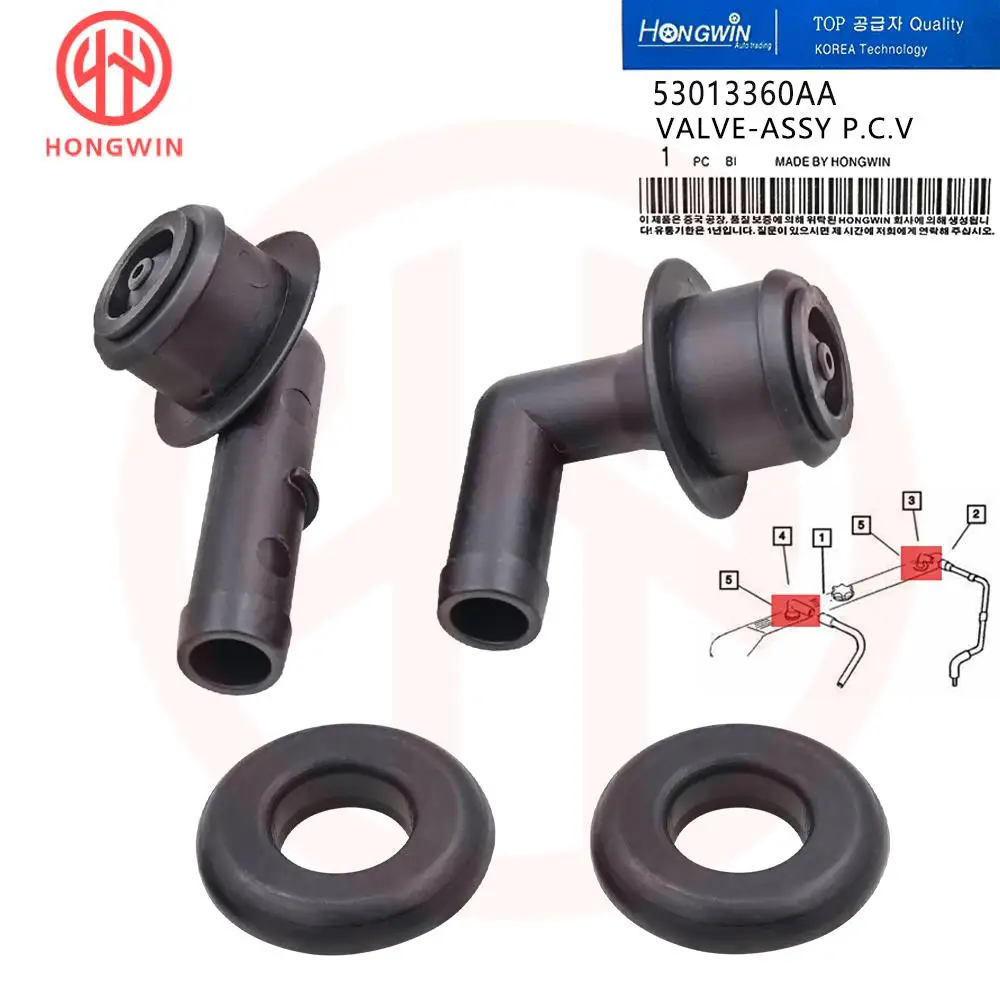 Клапан PCV 53013360AA 53030497 2946079 для Jeep Grand Cherokee Laredo Llmlted 4,0 л L6 Gas 2001-2004 47079 42344 2P1042