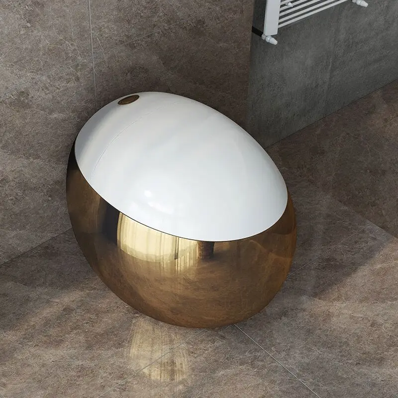 

Electric automatic automatic cleaning integrated egg-shaped smart toilet with water tank