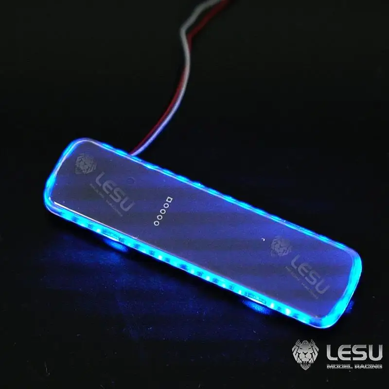 LESU 1/14 Tamiya tractor truck toy CAB top LED red and blue variable mode warning light S-1311