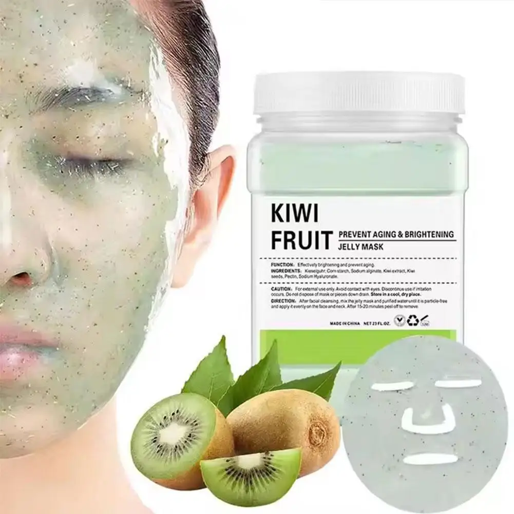 

650g Chamomile Hyaluronic Acid Facial Soft Jelly Mask Peel Skin Off Collagen Facial Powder Care Jelly Mask Moisturizing P2D8