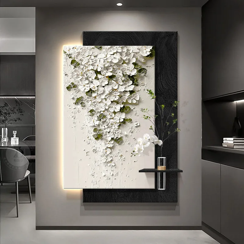 Hydroponic Green Plants Entrance Decorative Painting High Aesthetic Wall Hanging for Corridor Aisle F Wall