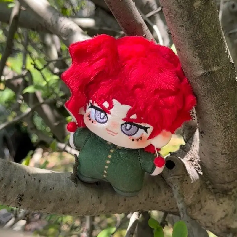 

Anime Role Kakyoin Noriaki Attributes Mini Plush Doll Body Backpack 10cm Pendant Soft Cotton Plushie Stuffed Toy Halloween Gift