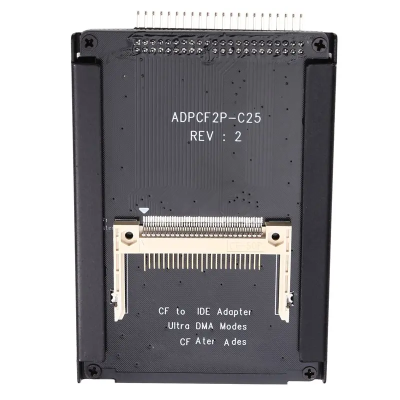 

Адаптерная карта PATA CF-IDE на 44 контакта для двухслотового разъема CF, поддерживает 2,5-дюймовые жесткие диски IDE - ABIU