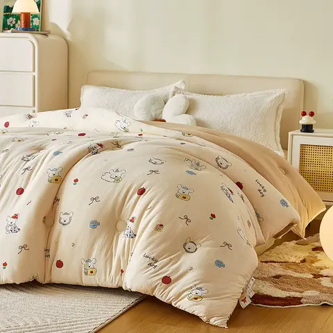 New Arrival Winter Quilt Core Thick Warm Cotton Comforter Size 220*240cm 5kg