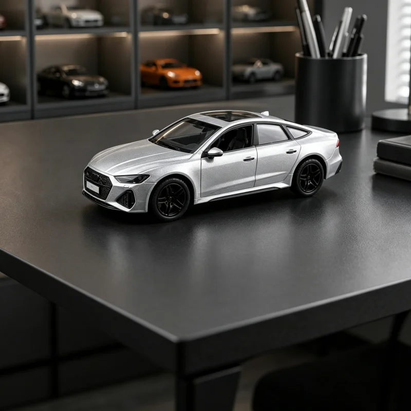 1/36 scale multi-colored alloy coupe model, featuring operable sunroof and doors, static die-cast vehicle ornament, suitable for