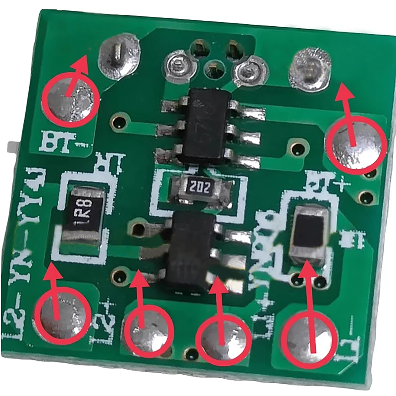 Sterk licht Zaklamp Driver Board Printplaat DIY Printplaat Typec Oplaadpoort Opladen en ontladen Integra Module