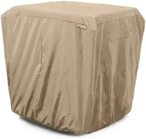 

Прочный чехол для уличных кондиционеров - износостойкий, всепогодный, водонепроницаемый винил, 26Ш x 26Г x 32В, цвет бежевый.