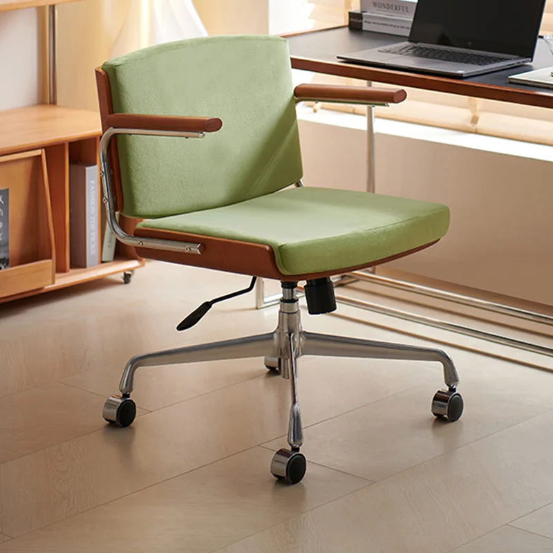 YJQ1 back chair rotatable movable single home negotiation commercial Italian office chair