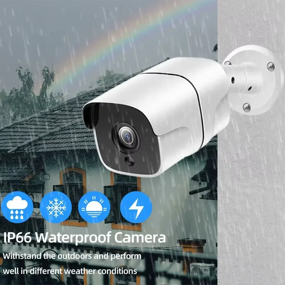 TUYA SmartLife Home 4K 8MP POE كشف الحركة 3.6 مللي متر IP نظام الكاميرا P2P تسجيل الصوت مقاوم للماء في الهواء الطلق NVR CCTV تسجيل الفيديو
