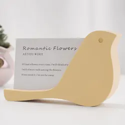 Bird Business Card Holder Photo Album Silicone Mold Heart Shape Cloud Shape Label Holder Resin Concrete Mold DIY Desktop Decor