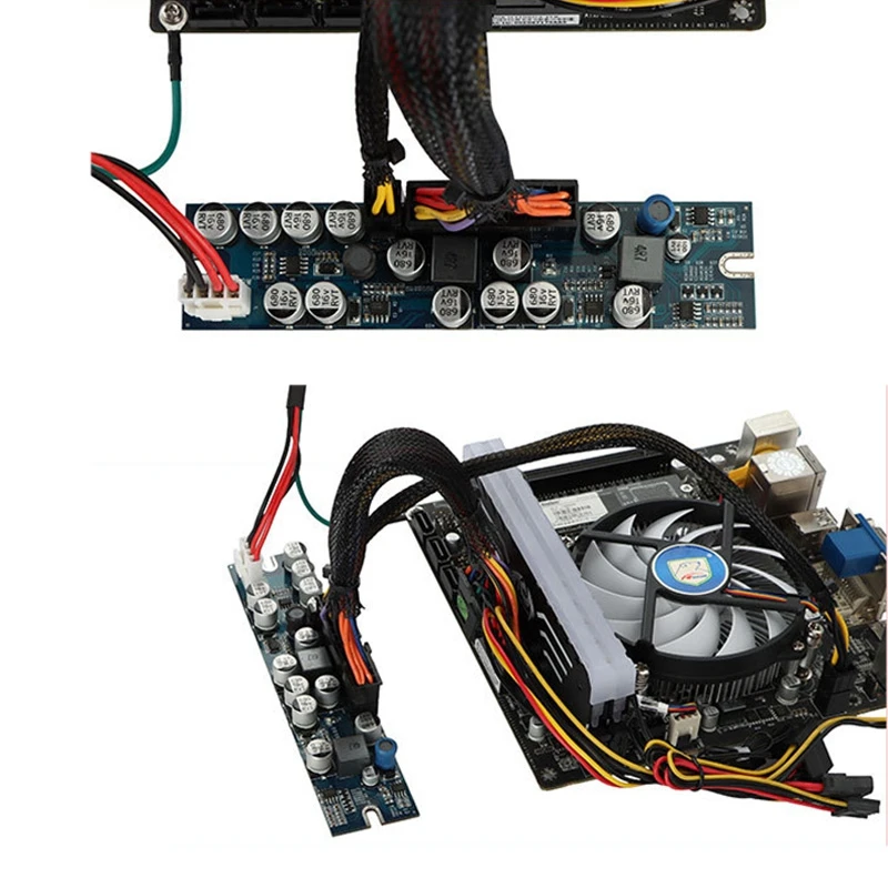 حار AC18 تيار مستمر 12 فولت 300 واط تيار مستمر ATX PSU ATX التبديل التعدين PSU 24Pin MINI ATX PC امدادات الطاقة للكمبيوتر 300 واط وحدة الطاقة