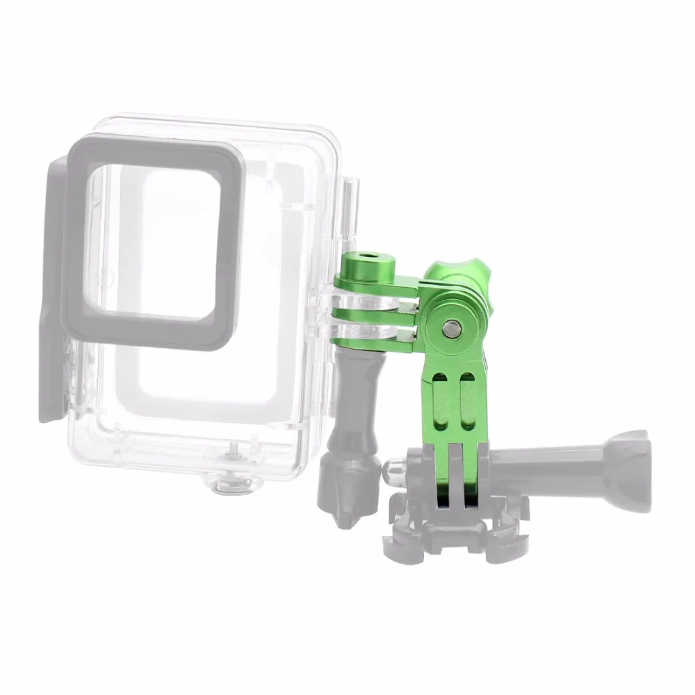 CNC-Aluminium-Drei-Wege-Schwenkarm-Montageadapter für GOPRO Hero 13 9 8 7 6 4 5 Sitzung DJI Yi SJcam EKEN AEE Sony Action-Kamera – Detail 23