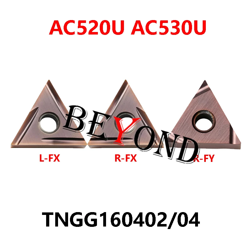 TNGG160402L-FX  AC520U TNGG160402R-FX AC530U TNGG160404R-FX-FY 100% Original Carbide Inserts TNGG TNGG160402 TNGG160404 LFX RFY