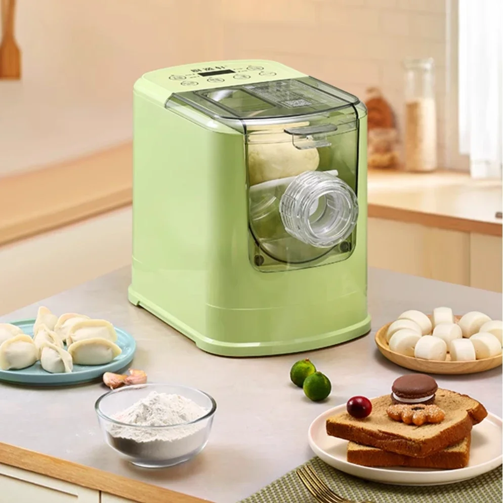 ماكينة صنع المكرونة الكهربائية متعددة الوظائف الأوتوماتيكية بالكامل ماكينة صنع المعكرونة المنزلية الذكية ومغلفة الزلابية ماكينة صنع المكرونة المتكاملة