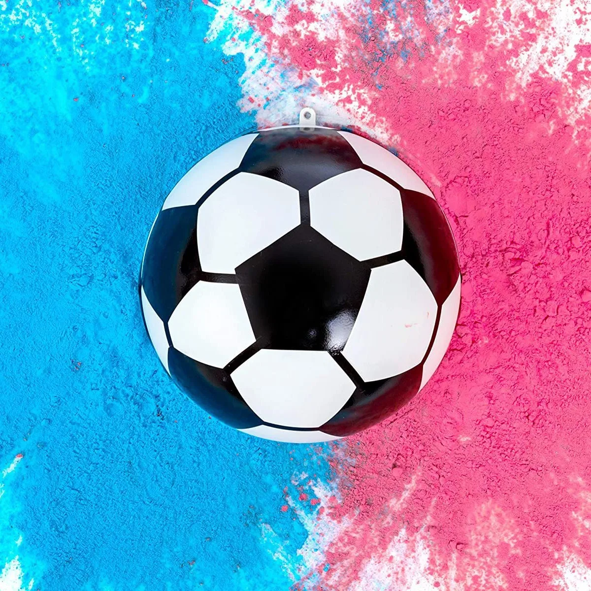 Gender Reveal Powder Soccer Ball Girl Boy Baby Birthday Blue Pink Gender Identification Party Supplies