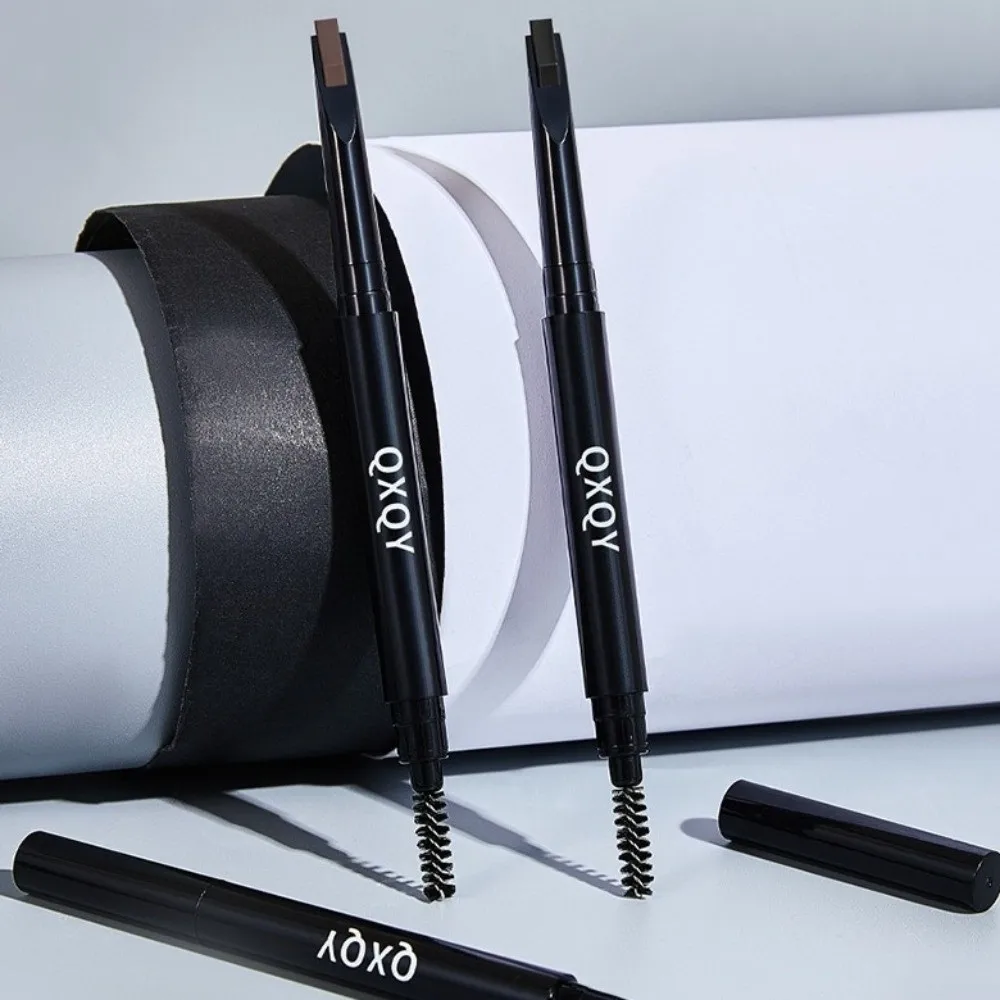 Waterproof Eyebrow Pencil Long Lasting Triangle Shape Eyebrow Pen 4 Color Options Automatic Rotating Eyebrow Pencil For Women