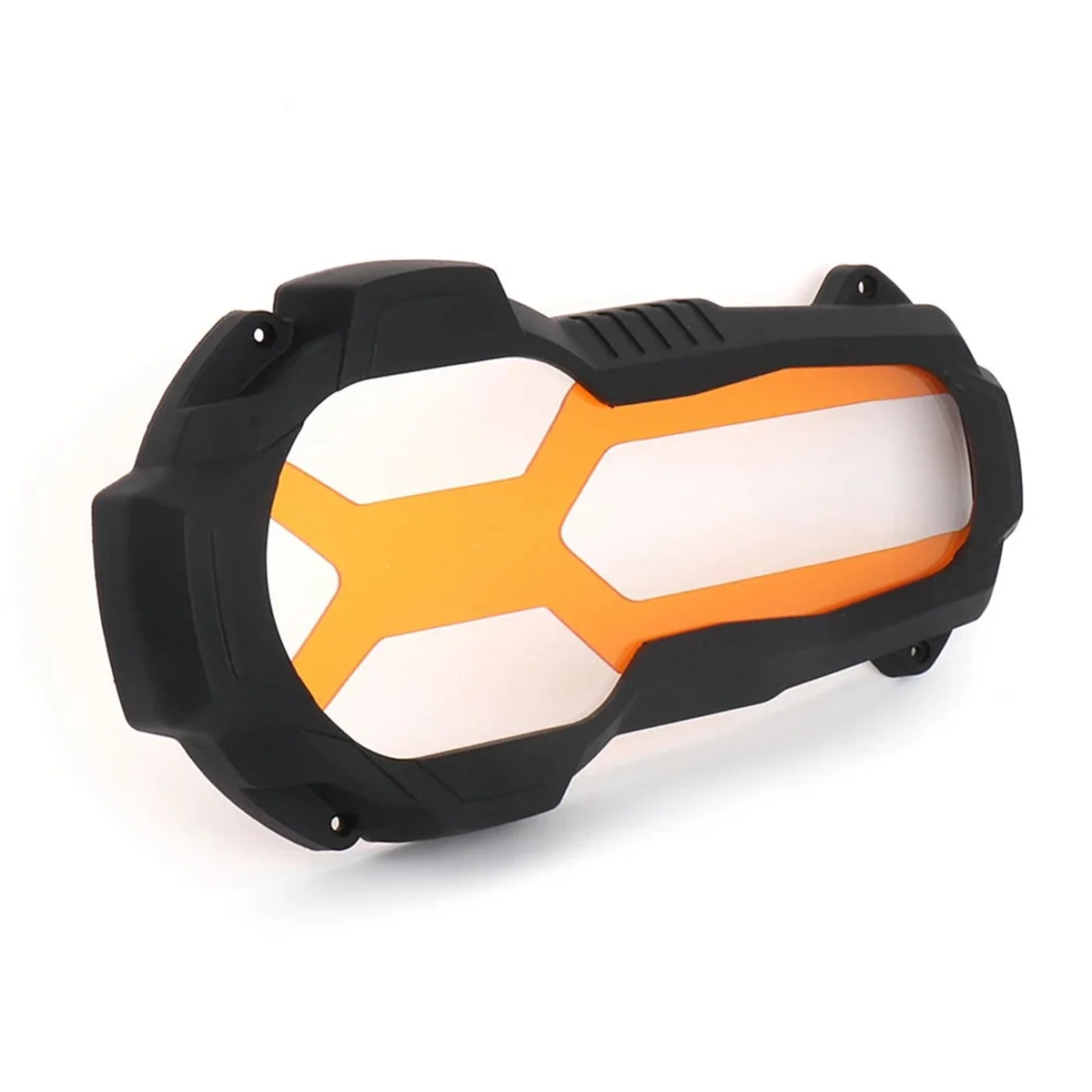 Motorcycle Headlight Protector Guard Orange Fluorescent Covers for R1200GS LC Adventuer R1250GS ADVENTUER(Clear )