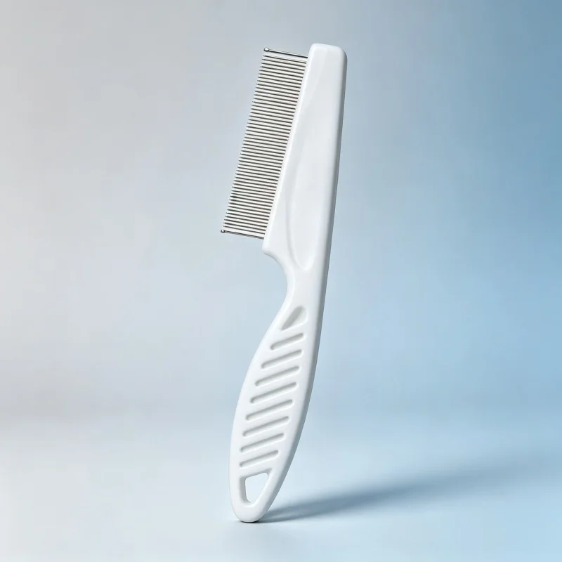 Pet Flea Comb Stainless Steel Dense Teeth Dog Cat Grooming Comb Remove Floating Hair Tear Stain Portable Pet Cleaning Tool
