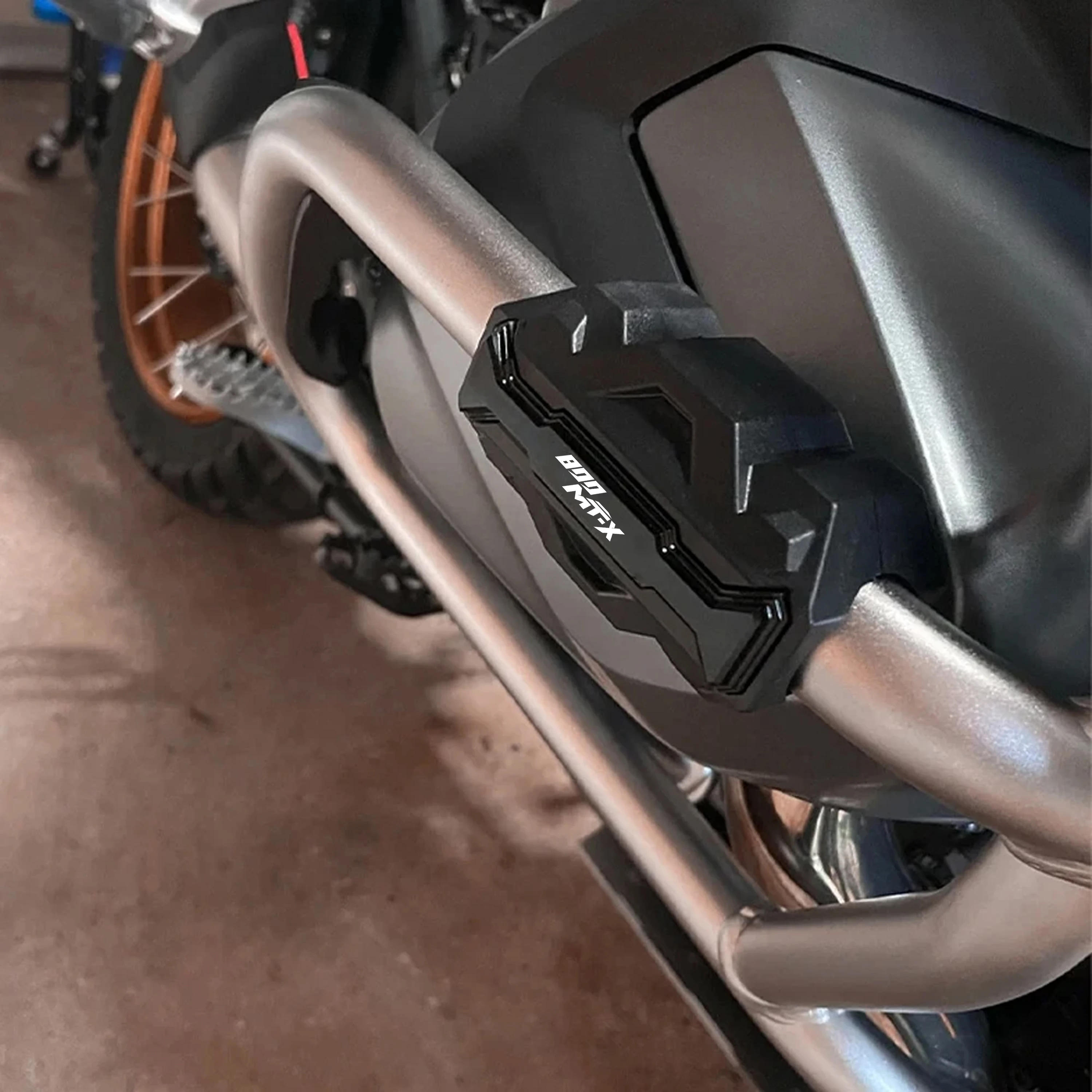 ل CFMOTO 800MT-X 800MTX 2024 2025 دراجة نارية الملحقات محرك حماية الحرس الوفير كتلة الزخرفية 800 MT-X MTX #2