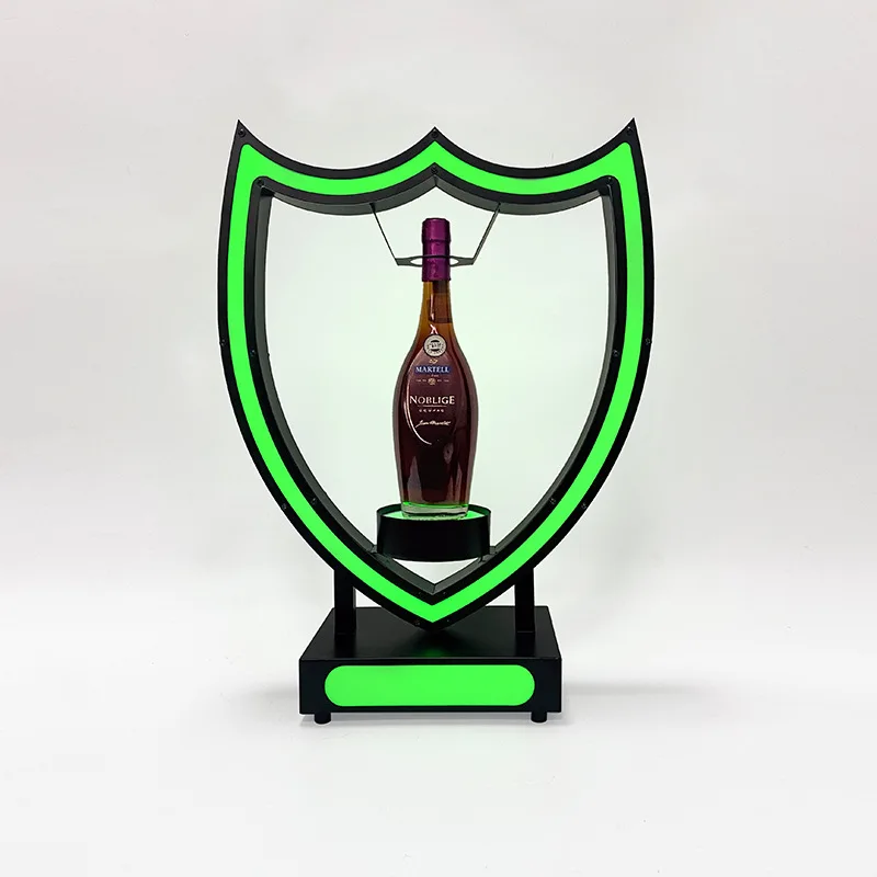

Bar nightclub LED champagne king luminous wine rack, foreign wine creative wine holder, spade A luminous base display stand