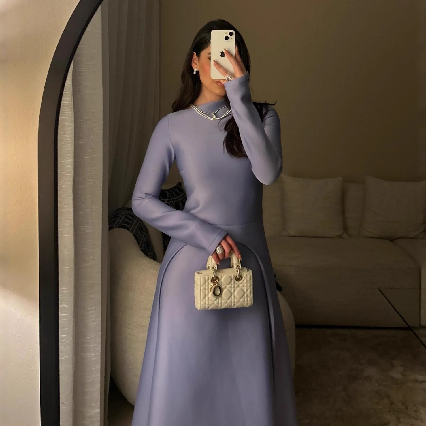 

New Dresses for Women 2025 Elegant Sexy Temperament Slim Fit Slit Fashion Long Sleeved Skirt Set Female Clothing