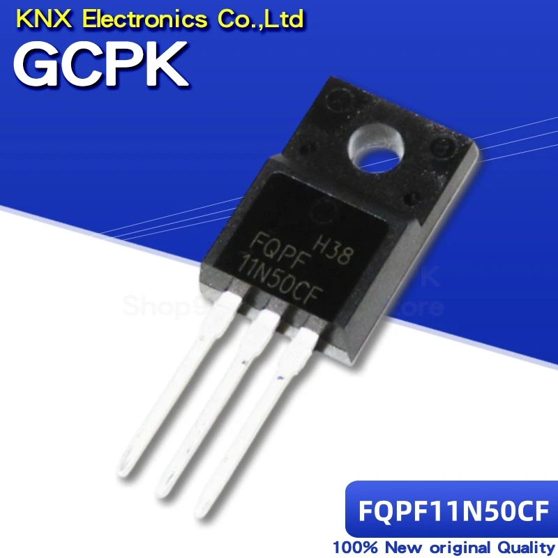 10pcs FQPF11N50CF TO-220F 11N50CF TO-220 11N50 FQPF11N50 FQPF11N50C MOSFET 500V