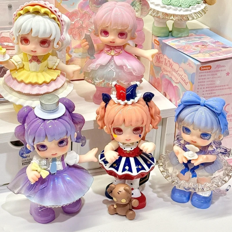 

Original Miana Meet In Wonderland Series Blind Box Toys Kawaii Mystery Box Toys Doll Cute Anime Figure Desktop Ornaments Gifts