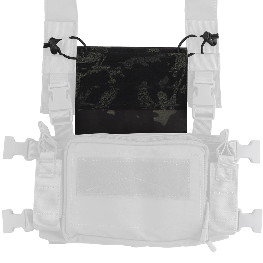 Tactical chest hanging chest accessori MOLLE aggiunge montaggio caja de almacenamiento adesivi per l'uso per semplici gilet tattici