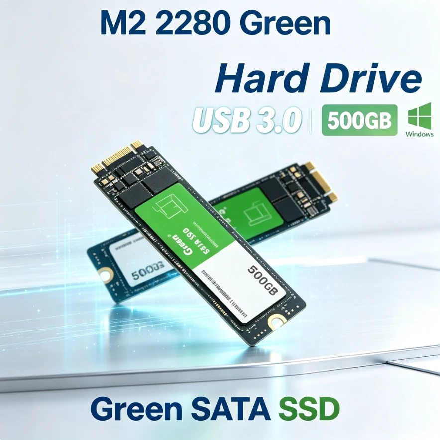 Original Green M.2 2280 Internal SSD High‑Speed Large Capacity Solid State Storage Drive For Laptop Desktop Notebook PC Upgrade