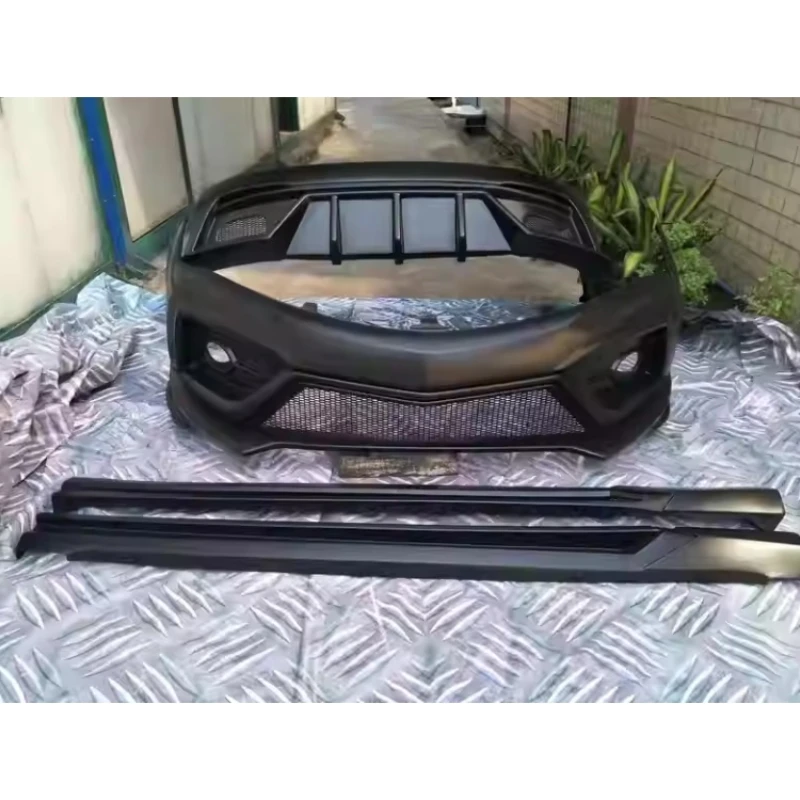 

Неокрашенный автомобильный передний и задний бампер, боковые юбки для Toyota Corolla 2014-2018, новый стильный комплект кузова