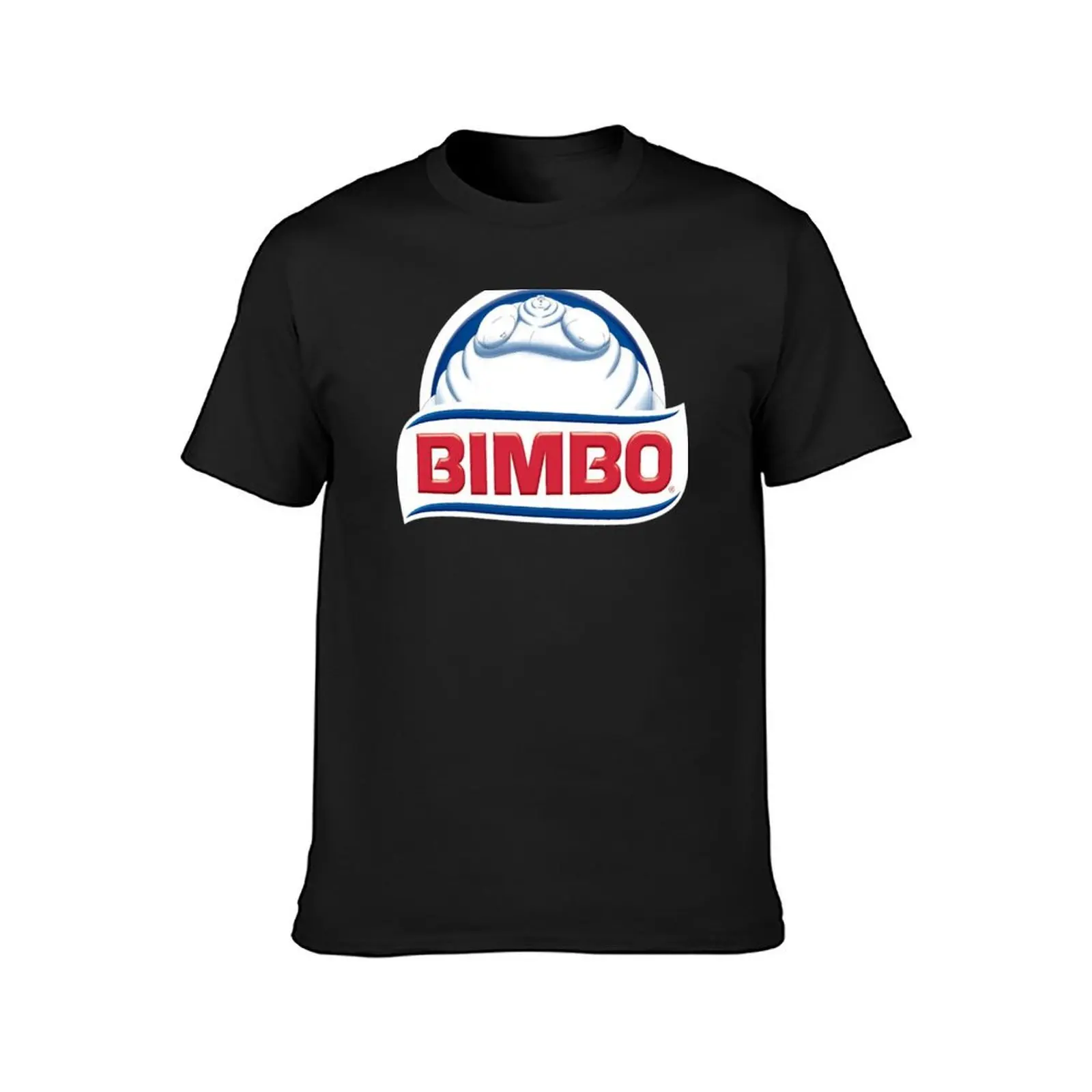 Bimbo Bear Bread Logo (Black) T-Shirt hippie clothes korean fashion oversized shirts graphic tees mens graphic t-shirts