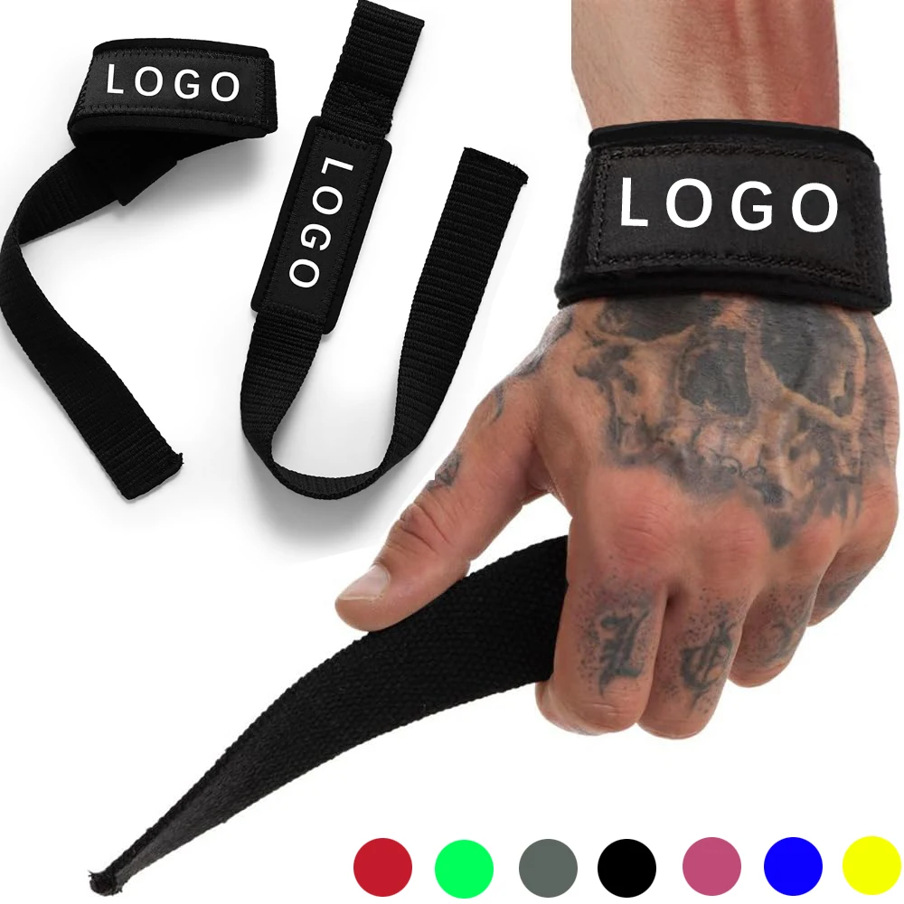 Gym Straps Weight Lifting Wrist Wraps Bundle Workout Lifting Straps for Deadlift Wrist Straps  To Support Grip and Lift Heavier