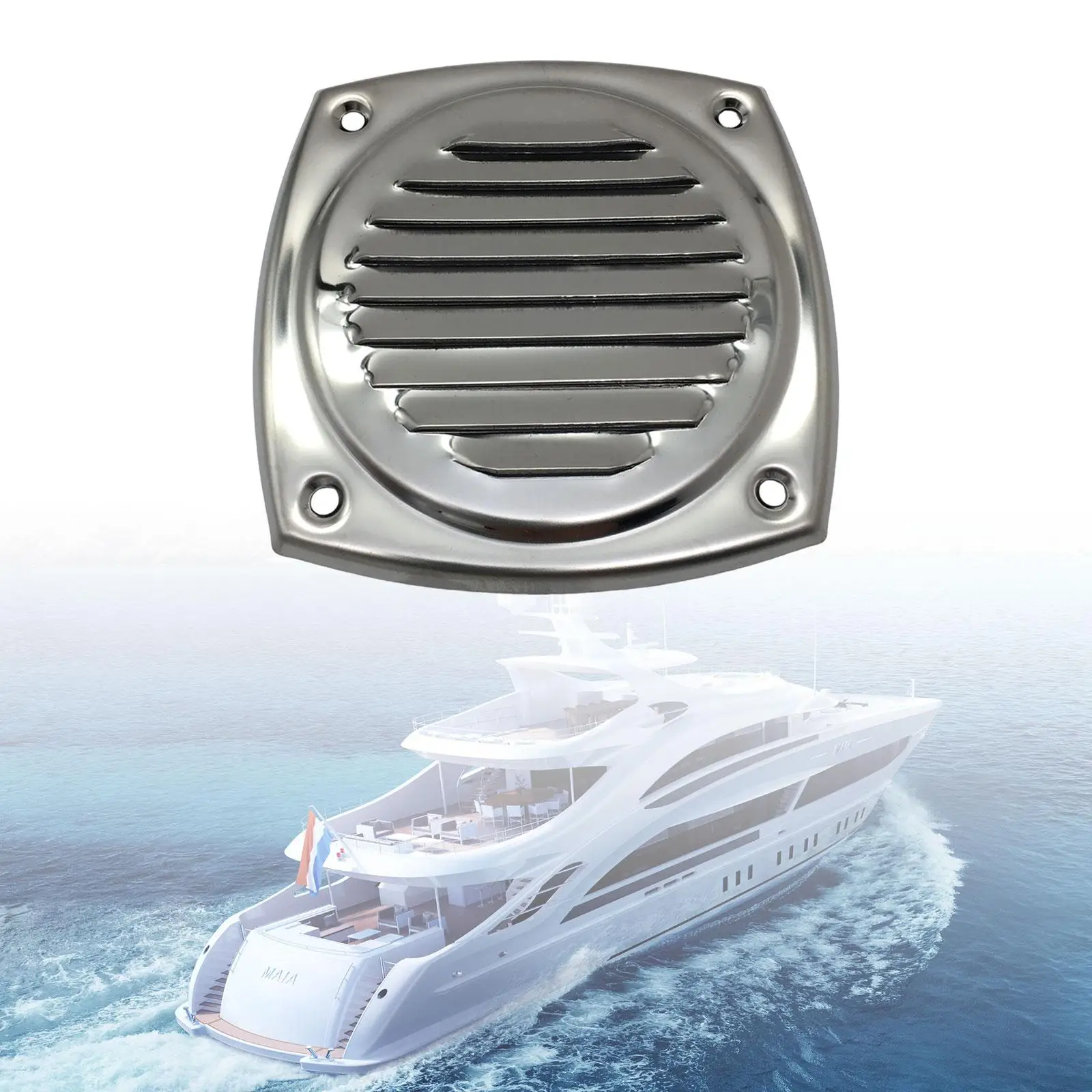 Air Vent Grille Venting Panel Cover Vent Hood for Yacht Marine Office