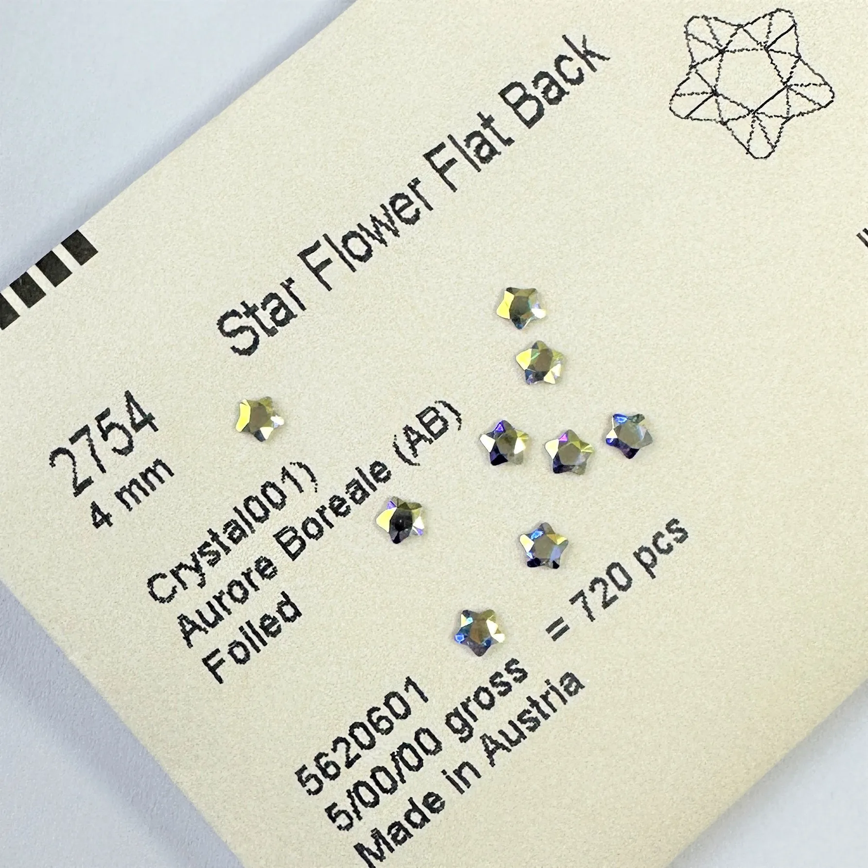 Genuine 2754 Star Flower Flat - Star Flat Back ulasan dan harga
