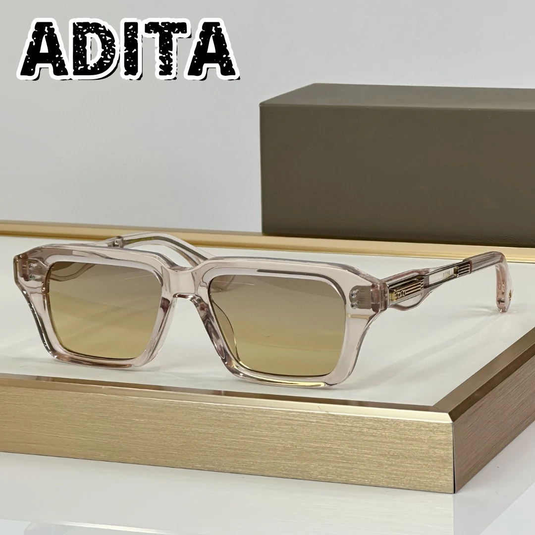 Hochwertige Sonnenbrille für Herren ADITA DETRON DT459 GRÖSSE 52-17 Titan-Stil, modisches Design, Sonnenbrille für Damen mit Box 6